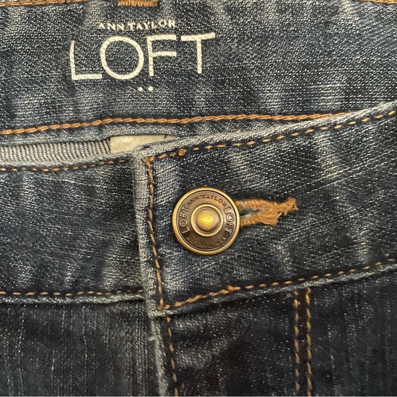 Ann Taylor Loft Modern Straight Leg Ladies Denim Jeans - Size 4P - Picture 9 of 12